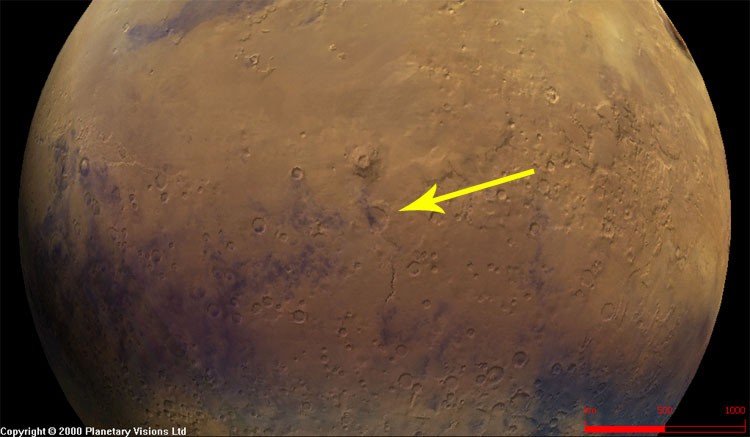 Gusev Krater global