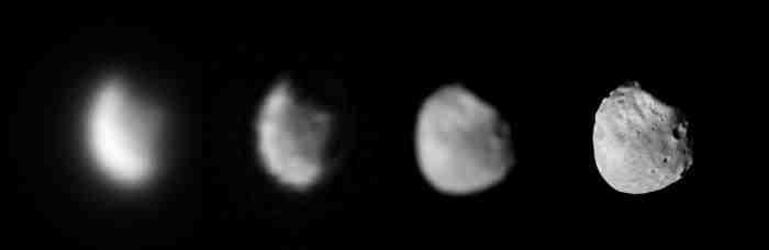 Phobos in höherer Auflösung