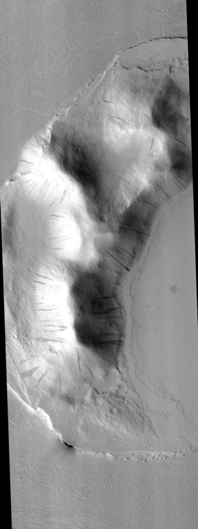 Eisberg(?) in Marte Vallis