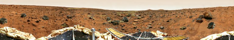 Panorama am Pathfinder-Landeort