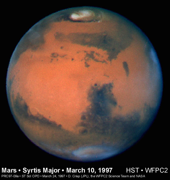 HST Bild vom Mars